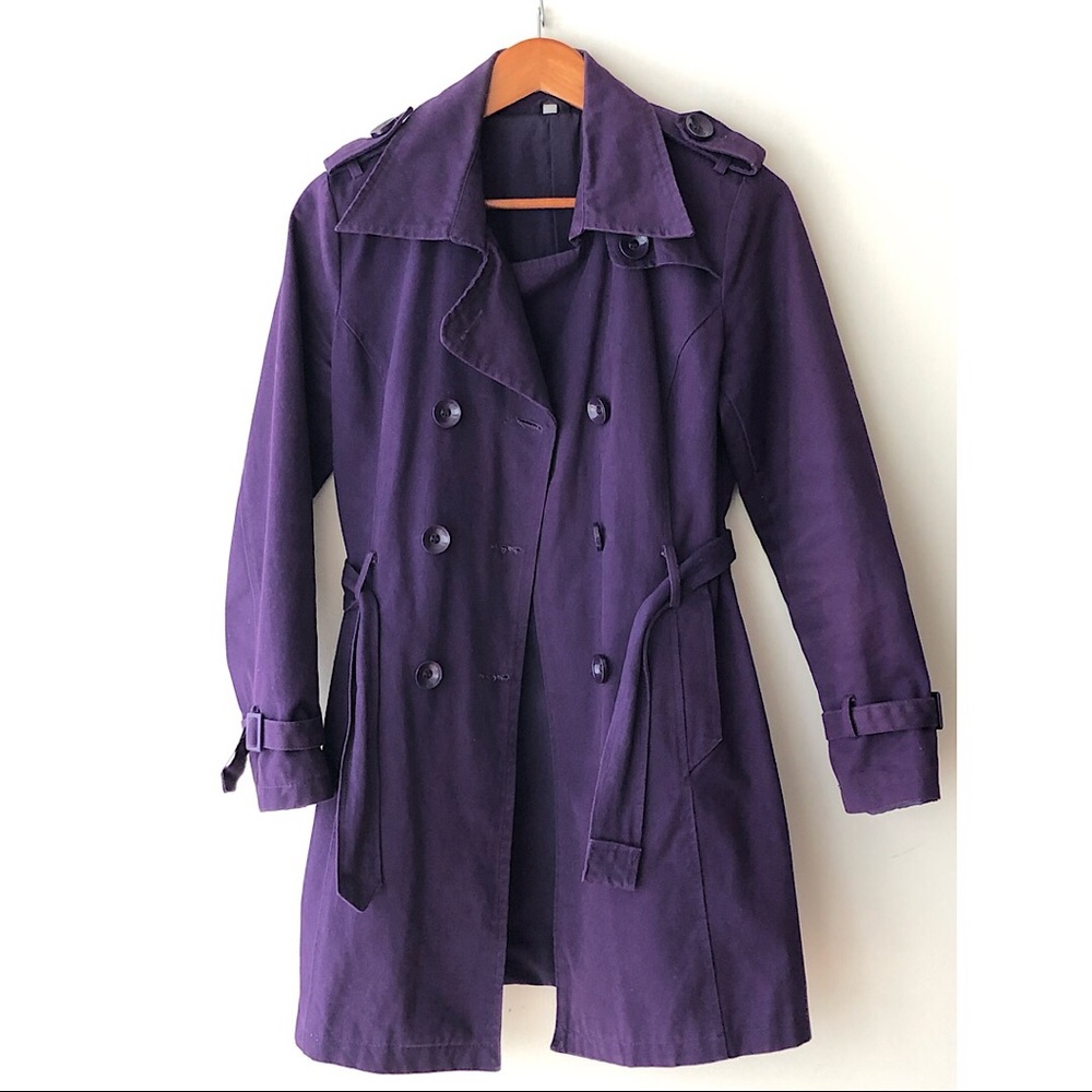 Trench Coat Purple